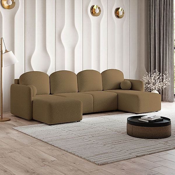 Masseno Ecksofa NUBERO mit Schlaffunktion U-Form, günstig online kaufen