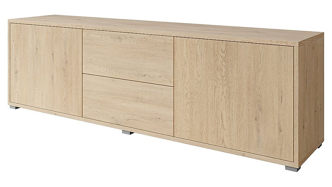 MIRJAN24 TV-Schrank Gesita 2D2SZ (mit 2 Schubladen und 2 Türen) Griffloses günstig online kaufen