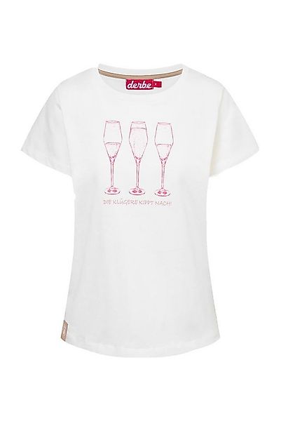 Derbe Print-Shirt Die Klügere (1-tlg) günstig online kaufen