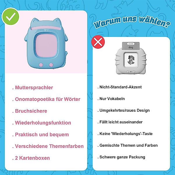 DOPWii Lernspielzeug Deutsch Englisch Lernkarten Lernspielzeug,112 günstig online kaufen