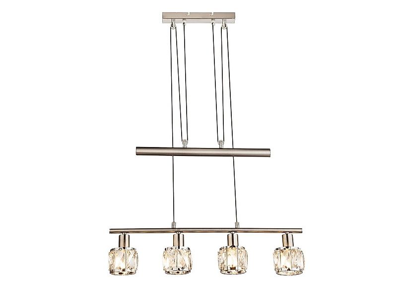 GLOBO LIGHTING LED Pendelleuchte, Dimmfunktion, warmweiß, mehrflammig 4x Kr günstig online kaufen