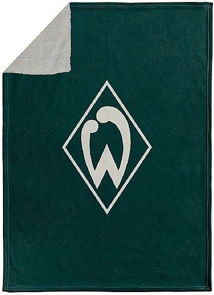 Wohndecke Kuscheldecke Raute, Werder Bremen günstig online kaufen