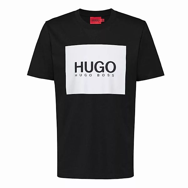 HUGO Herren T-Shirt - DOLIVE_U212, Rundhals, 1/2-Arm, Logo-Print, Baumwolle günstig online kaufen