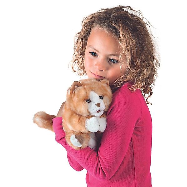 Folkmanis Handpuppen Handpuppe Folkmanis Kätzchen orange-braun günstig online kaufen