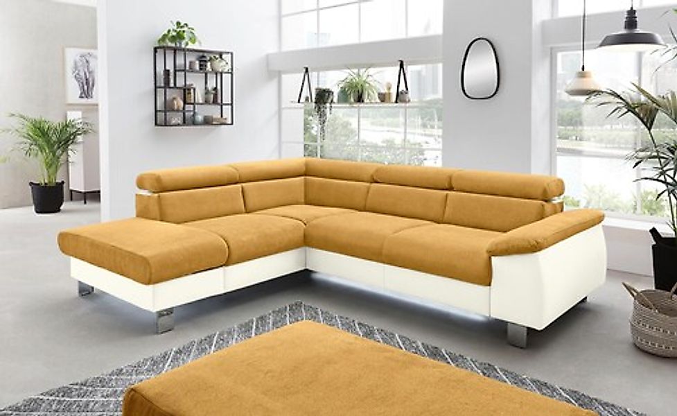 COTTA Polstergarnitur »Komaris L-Form«, (Set), Set bestehend aus: Ecksofa m günstig online kaufen