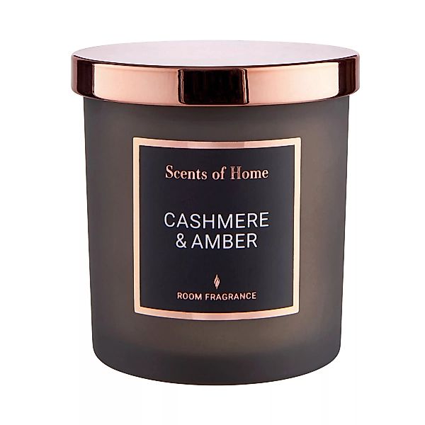 SCENTS OF HOME Duftkerze Cashmere & Amber mit Sojawachs günstig online kaufen