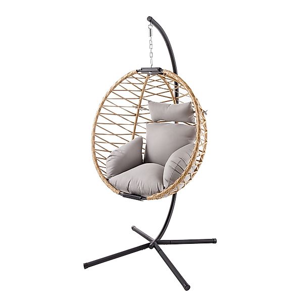 riess-ambiente Hängesessel IBIZA natur-beige / anthrazit günstig online kaufen