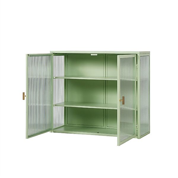 autolock Wandregal Moderner 2-türiger Wandschrank,Glastürenm mit günstig online kaufen