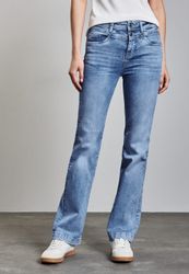 STREET ONE Bootcut-Jeans High Waist günstig online kaufen