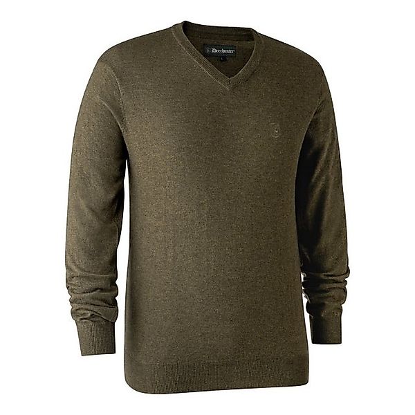 Deerhunter Outdoorhemd DEERHUNTER Kingston Pullover mit V-Ausschnitt Cypres günstig online kaufen