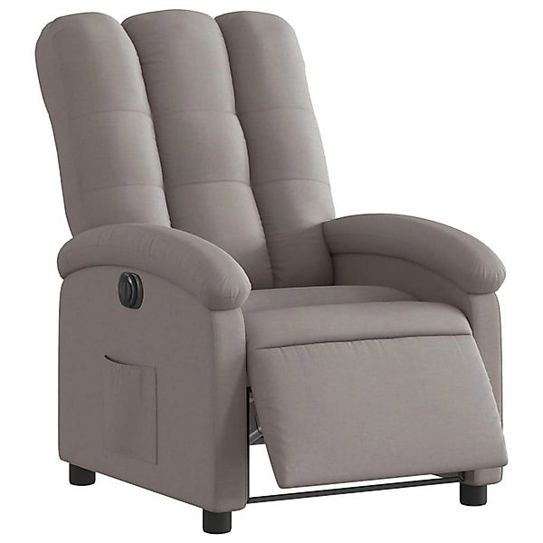 vidaXL Sessel Relaxsessel Elektrisch Taupe Stoff günstig online kaufen