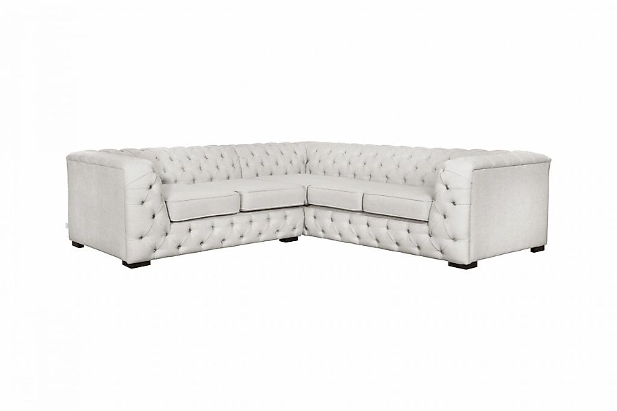 Home affaire Chesterfield-Sofa "KALINA L-Form", hochwertige Chesterfield-Au günstig online kaufen
