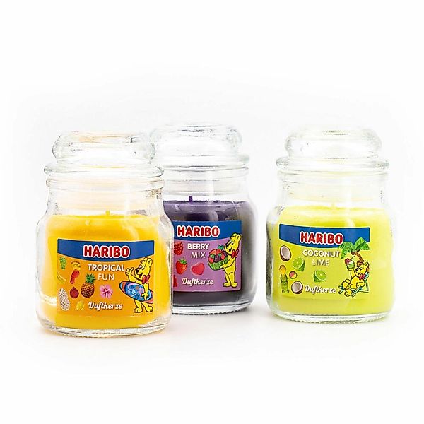 HARIBO Duftkerze Coconut Lime + Berry günstig online kaufen