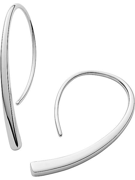 SKAGEN Paar Creolen Skagen Damen-Creolen Edelstahl Glasstein (Paar) günstig online kaufen