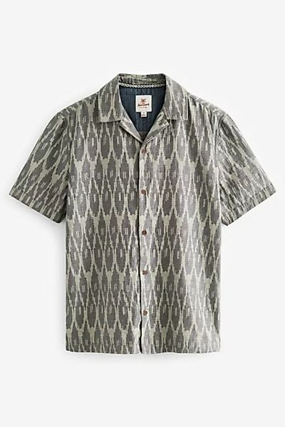 Next Kurzarmhemd Kurzarmhemd mit Struktur und kubanischem Kragen (1-tlg) günstig online kaufen