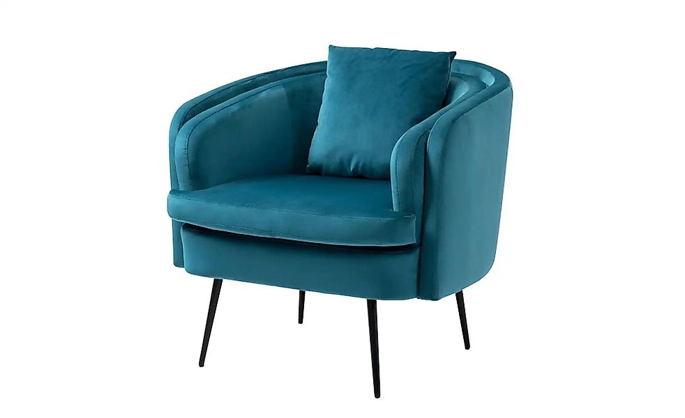 Sessel  Duke ¦ blau ¦ Maße (cm): B: 81 H: 76 Polstermöbel > Sessel > Polste günstig online kaufen