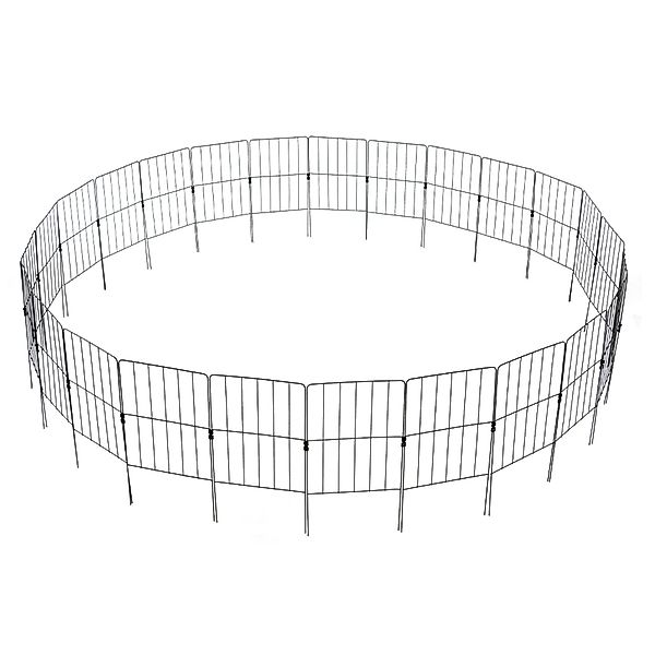 COSTWAY Gartenzaun, 25 St. Absperrzäune 825cm günstig online kaufen
