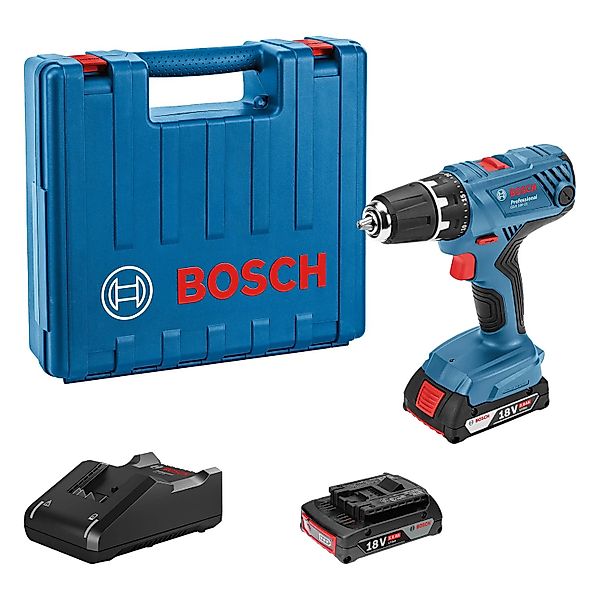 Bosch Professional Akku-Bohrschrauber GSR 18V-21 mit 2 Akkus & GAL in L-Cas günstig online kaufen