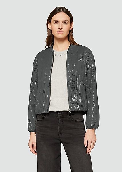 s.Oliver Funktionsjacke Indoor-Blazer Blouson mit Pailletten günstig online kaufen