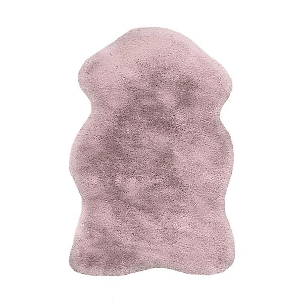 MeGusta Shaggy Hochflor Teppich Uni Rosa Polyester 60x90 cm Catalina günstig online kaufen