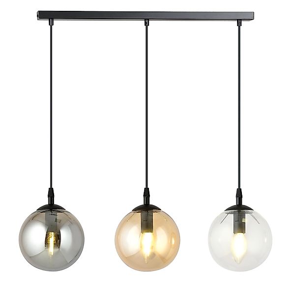 NADUVI Collection | Glas-Pendelleuchte Esstisch Cosmo 3-flammig günstig online kaufen