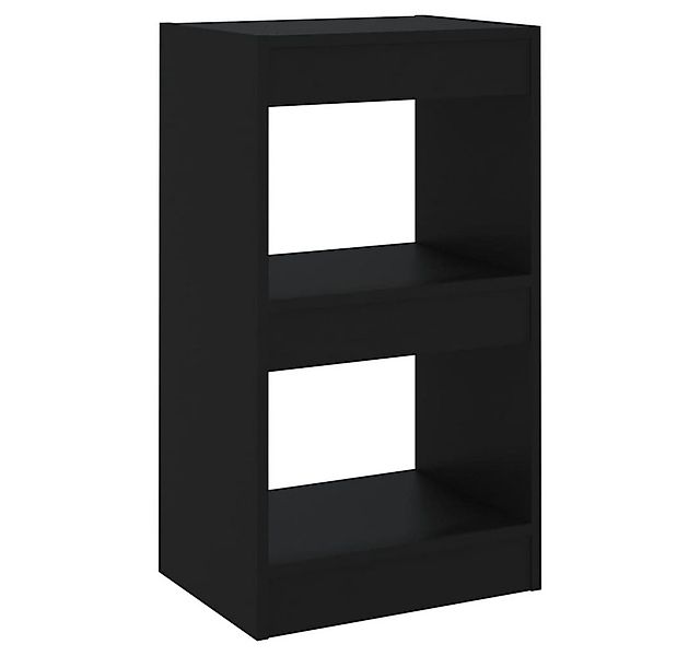 vidaXL Bücherregal Bücherregal/Raumteiler Schwarz 40x30x72 cm, 1-tlg. günstig online kaufen