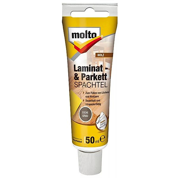 Molto Laminat- & Parkettspachtel Eiche Grau 50 ml günstig online kaufen