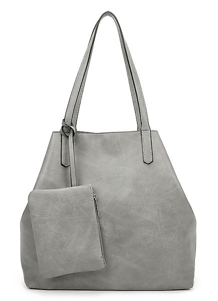 ITALYSHOP24 Schultertasche Damen Tasche SET 2in1 günstig online kaufen