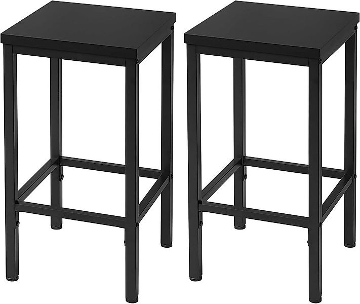 EUGAD Barhocker (Set, 2 St), industriell Barstuhl mit Fußstütze aus Holzwer günstig online kaufen