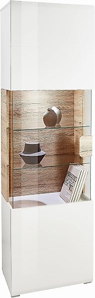 INOSIGN Vitrine »Toledo,Höhe 204 cm trendige Glasvitrine mit dekorative Frä günstig online kaufen