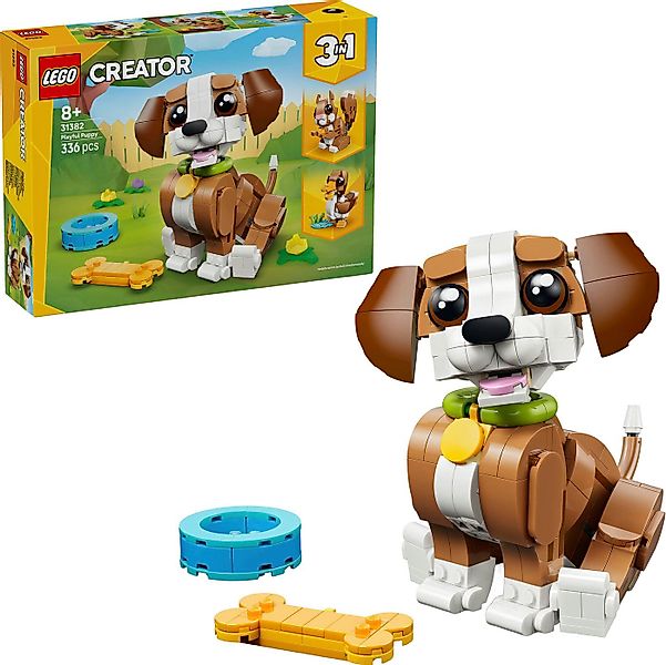 LEGO® Niedliche Tiere: Verspielter Welpe (31382), LEGO Creator Konstruktion günstig online kaufen