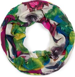 styleBREAKER Loop Loop mit Blumen Muster, günstig online kaufen