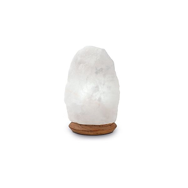 HAF Salzkristall-Tischlampe Salzlampe Naturform 2-3kg Weiß günstig online kaufen