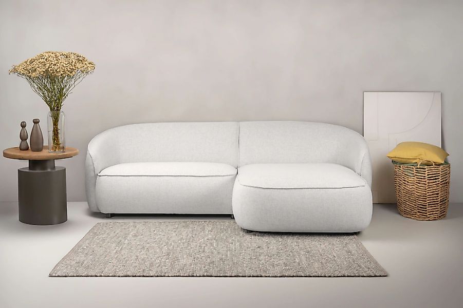 INOSIGN Ecksofa "Cosigo", Breite 246 cm, 2 Chenille-Stoffe zur Auswahl, mit günstig online kaufen