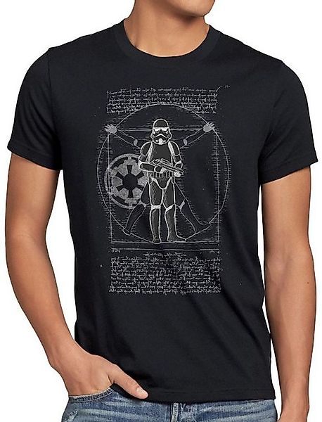 style3 T-Shirt Vitruvianische Stormtrooper Return star krieg wars vader der günstig online kaufen