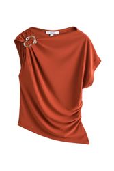 Next Blusentop Asymmetrisches, drapiertes Oberteil mit günstig online kaufen