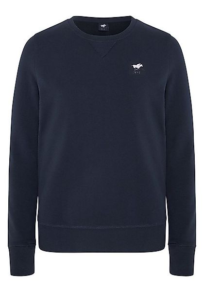 Polo Sylt Sweatshirt mit Label-Stitching günstig online kaufen