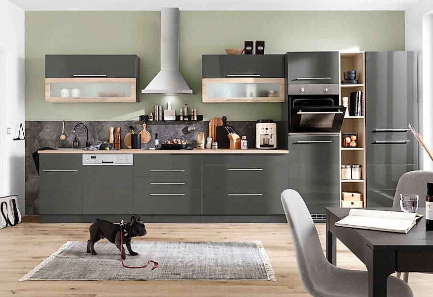 KOCHSTATION Küchenzeile "KS-Wien" Breite 440 cm, wahlweise mit E-Geräten un günstig online kaufen