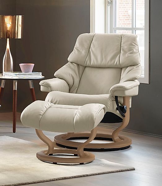 Stressless® Relaxsessel »Reno«, (Set, Relaxsessel mit Hocker), mit Hocker, günstig online kaufen