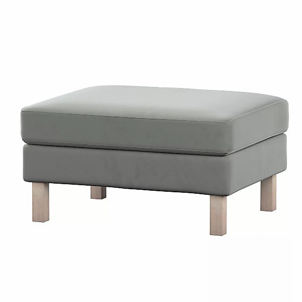 Bezug für Karlstad Hocker, grau, Husse, Karstadt Hocker, Living Velvet (704 günstig online kaufen