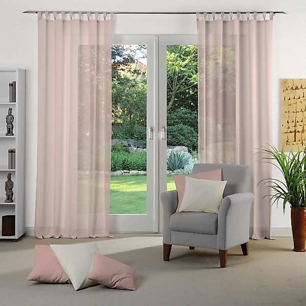 Wirth Vorhang "Sunday" Schlaufen 1 Stk. tlg. nach Maß günstig online kaufen