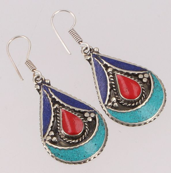 Guru-Shop Paar Ohrhänger Boho Tibet Ethno günstig online kaufen