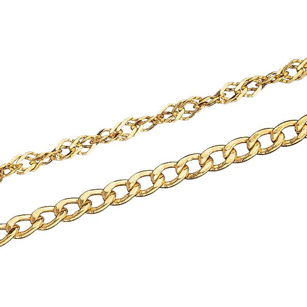 NKlaus Goldkette 45cm Singapurkette 14 Karat günstig online kaufen