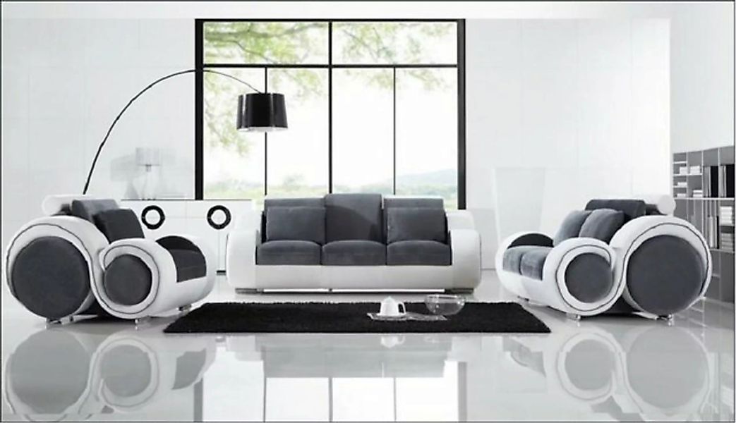 JVmoebel Sofa Moderne Sofas 3+2+1 Sitzer Set Design Sofas Polster Couchen T günstig online kaufen