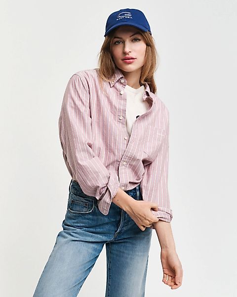 Gant Langarmhemd "REG OXFORD STRIPE SHIRT" unisex, in leichter Oxford-Quali günstig online kaufen