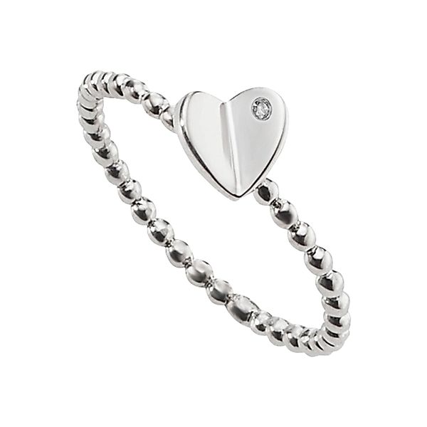 CAÏ Fingerring "925/- Sterling Silber heart Zirkonia" günstig online kaufen