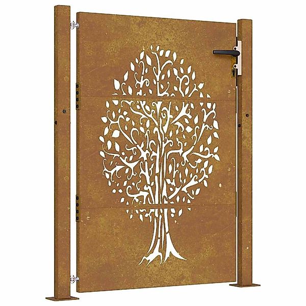 vidaXL Gartentor Gartentor 105x155 cm Cortenstahl günstig online kaufen