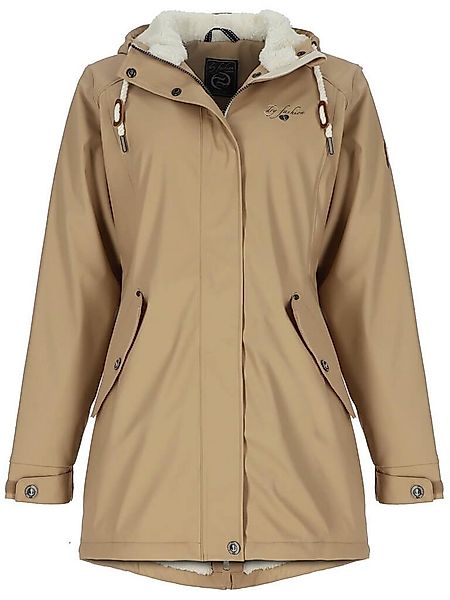 Dry Fashion Regenmantel Damen Regenjacke Malmö Kapuze und Teddyfleece - win günstig online kaufen