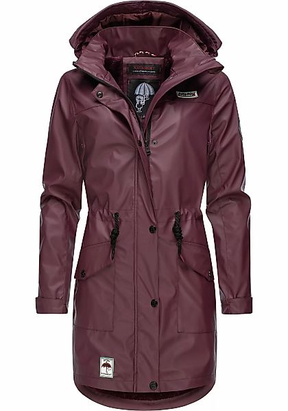 Navahoo Outdoorjacke "Deike", mit Kapuze, modischer Damen Outdoor Regenmant günstig online kaufen