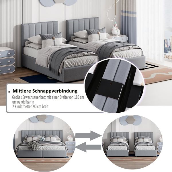 HAUSS SPOLE Polsterbett 180x200 cm mit günstig online kaufen